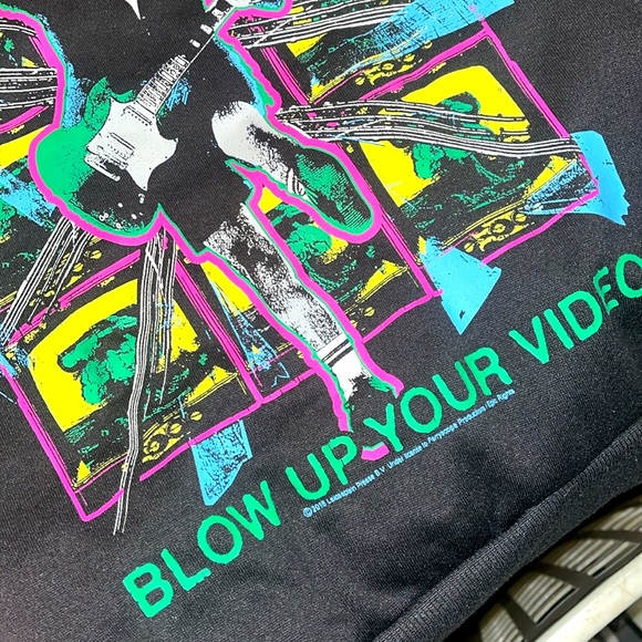 Women’s small AC/DC sweatshirt with very good vinyl print from 2016 - Picture 11 of 11